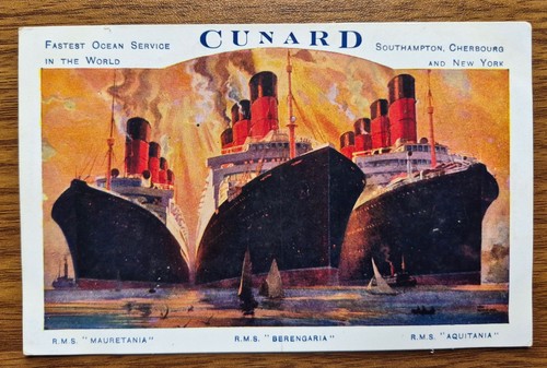Cunard große drei mauretanien - cunard,