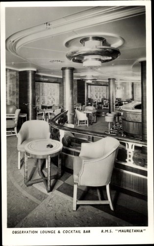 Dampfer rms mauretania - ak,