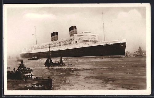 Ansichtskarte passagierschiff - ansichtskarte,