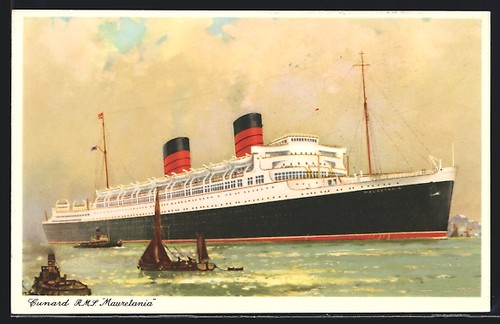 Passagierschiff mauretania - passagierschiff, in