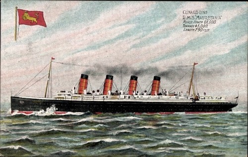 Cunard line rms - ak, line,