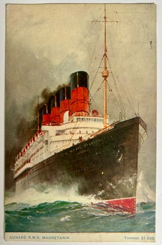Cunard s mauretania - r.m.s.,