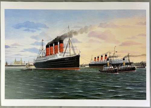 Rms lusitania mauretania - &,