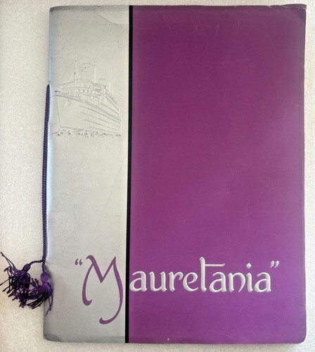 Startprospekt rms mauretania - rms,
