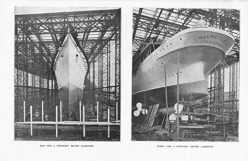 Rms mauretania bau des - rms,
