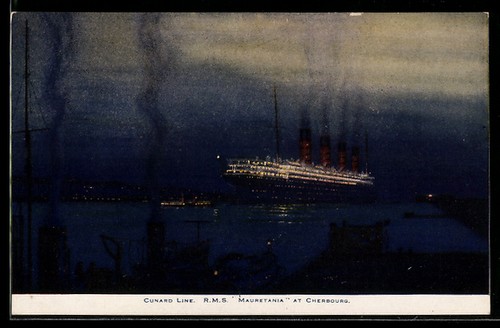Passagierschiff m s - ak, r.m.s