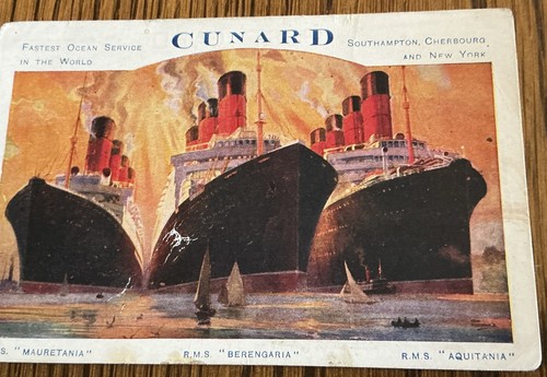 Rms mauretania berengaria - rms,