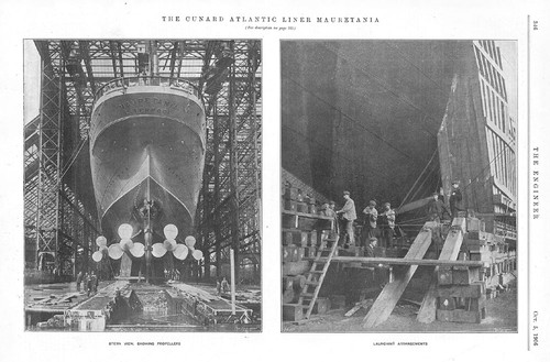 Rms mauretania start des - rms,