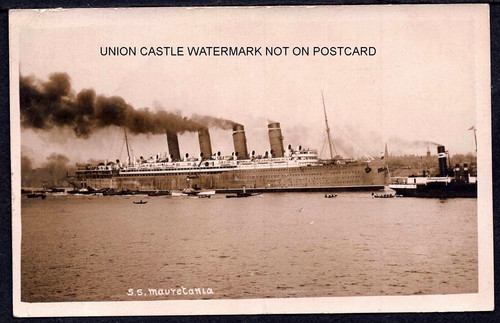 Postkarte cunard line - rp,