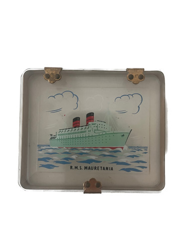 Vintage rms mauretania brass - brass, &