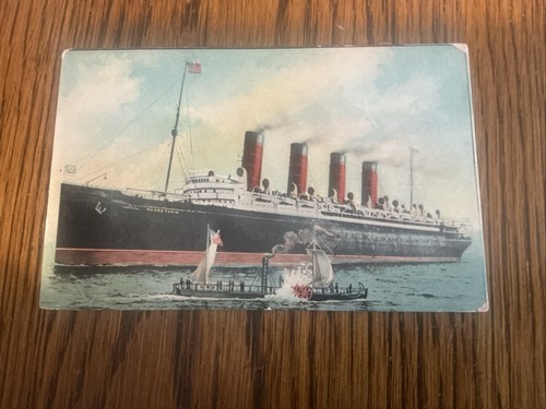 Farbige postkarte der rms - farbige,
