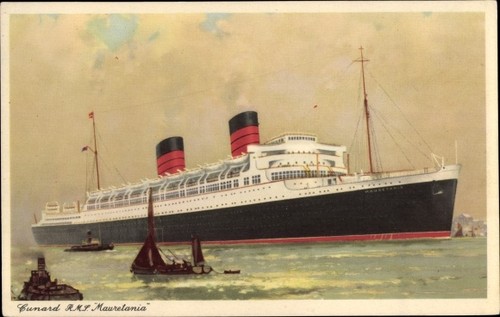 Cunard line dampfer rms - line,,