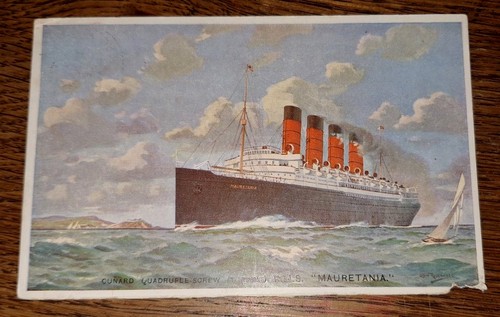 Cunard line mauretanien auf - line,