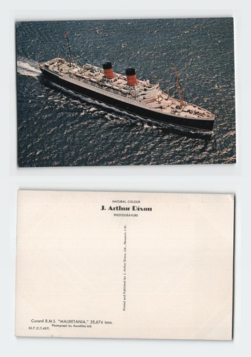 Vintage postkarte cunard - vintage,