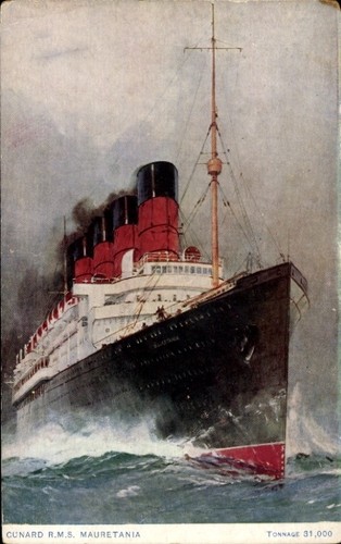 Rms mauretania cunard - ak,