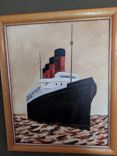 Painting rms mauretania - painting,